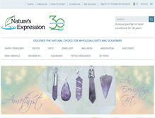 Tablet Screenshot of naturesexpression.com